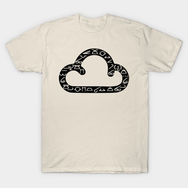 Retro cloud symbols T-Shirt by MorvernDesigns